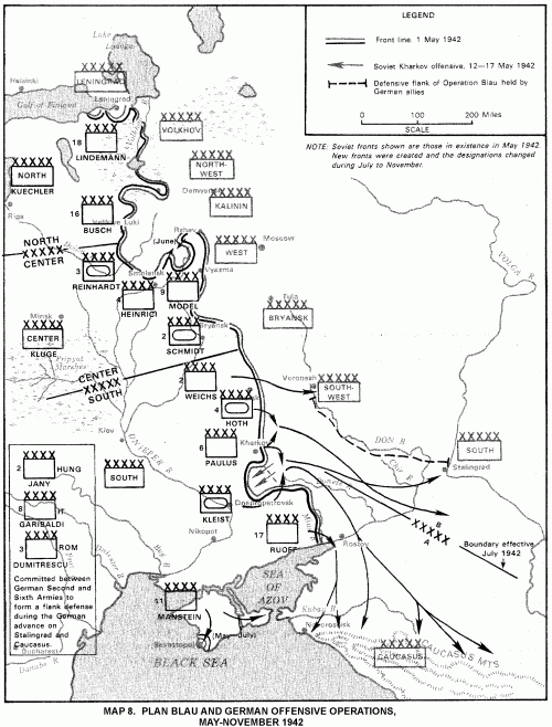 operation blau map