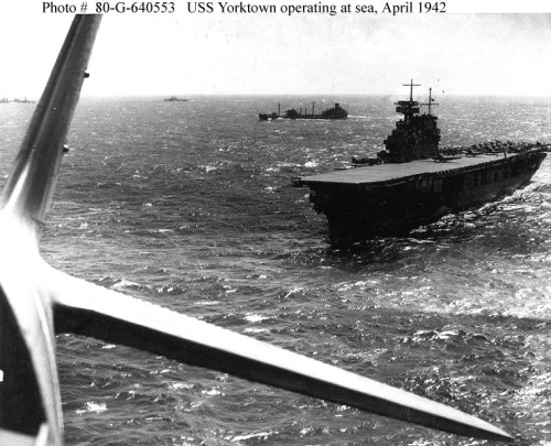 yorktown in april 1942