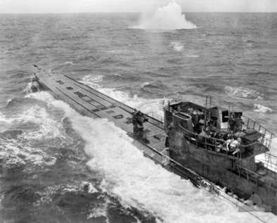 U-848 Submarine_attack_(AWM_304949)