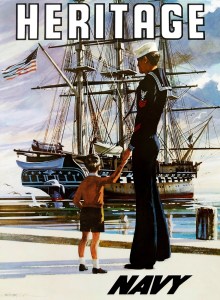 Navy Heritage WWII Recruitment Poster