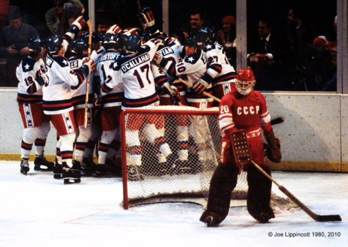 Miracle on Ice, February 22, 1980, Lake Placid, NY.