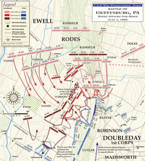 battle-of-gettysburg-oak-ridge-july-1